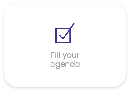 Fill your Agenda